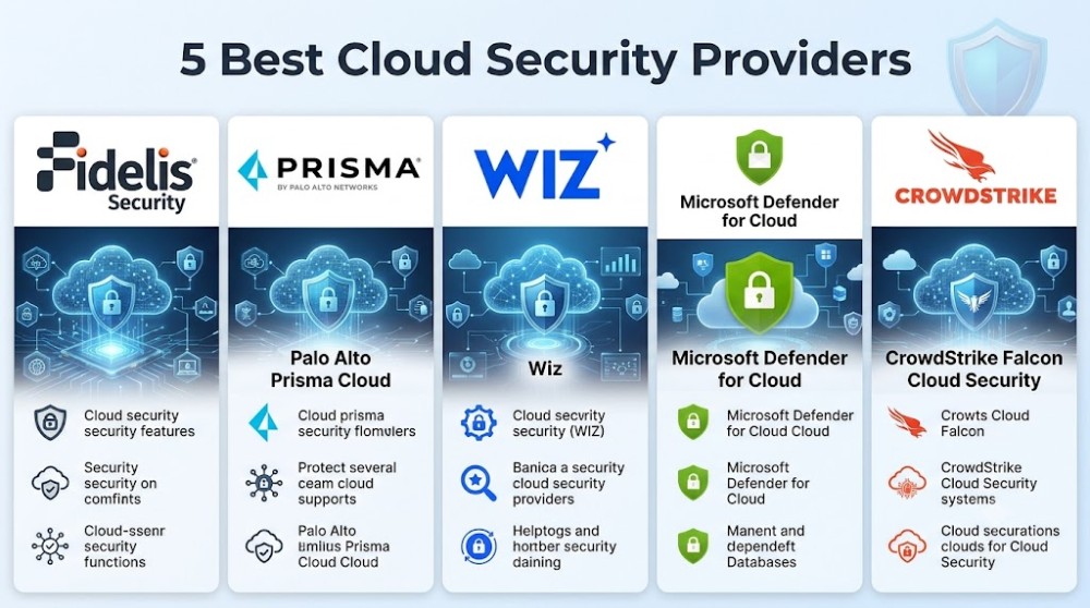 5 Best Cloud Security Providers for 2026