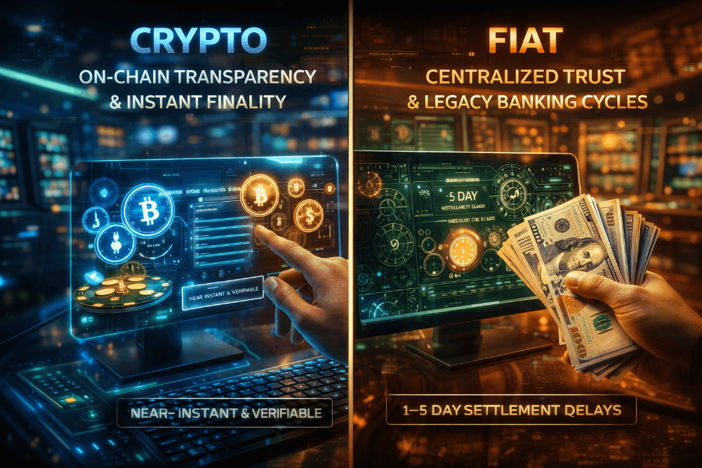 What Is the Difference Between Crypto and Fiat Gambling?