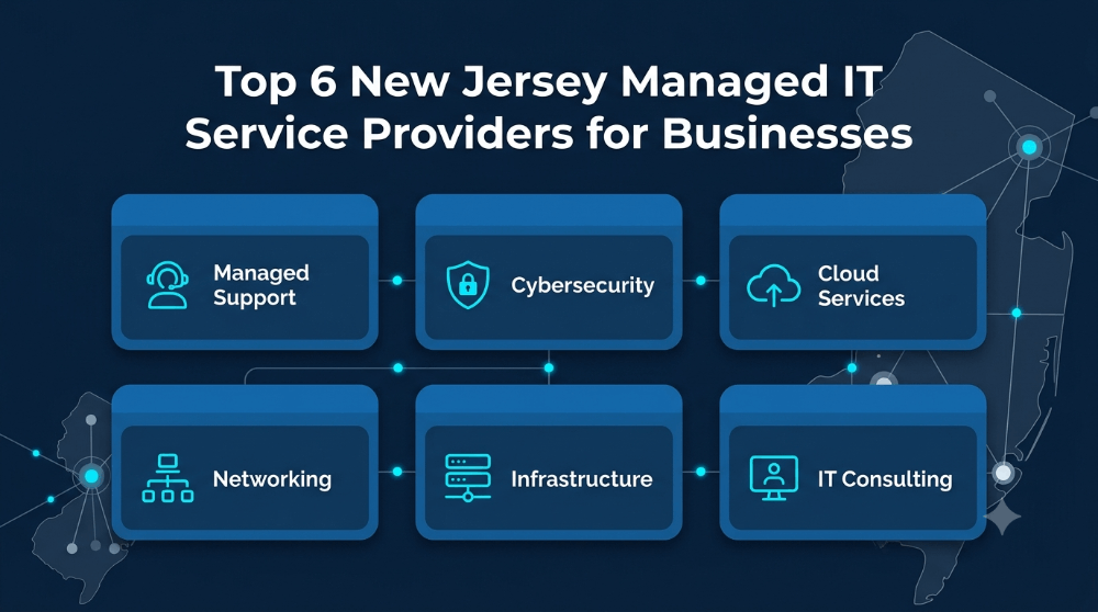 Top 6 New Jersey Managed IT Service Providers for Businesses