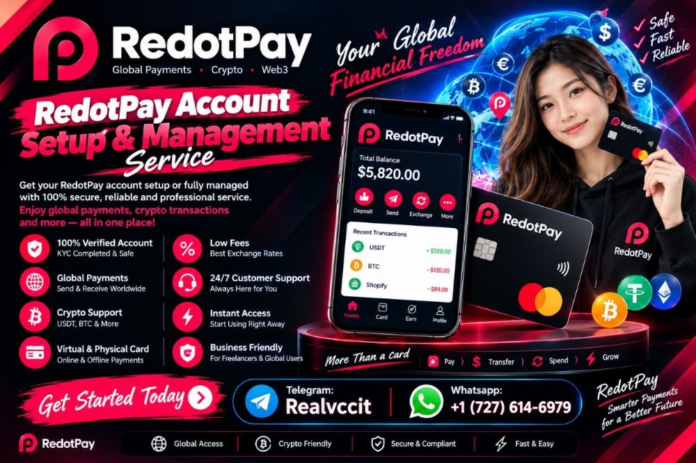 Best Places To Buy Verified RedotPay Accounts  Security