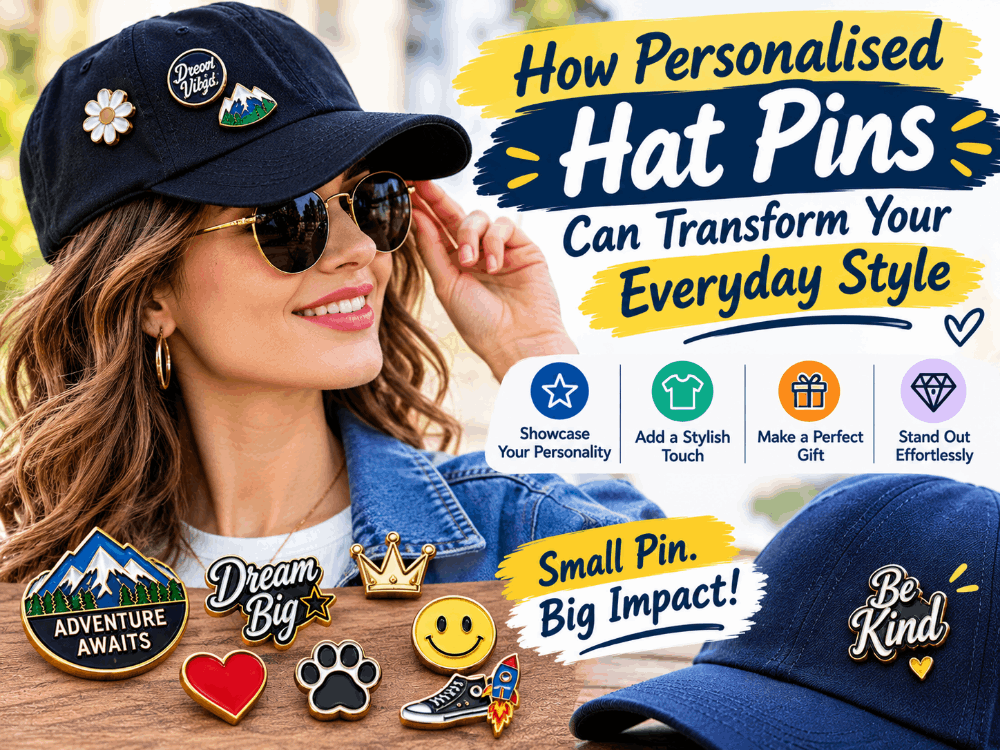 How Personalised Hat Pins Can Transform Your Everyday Style