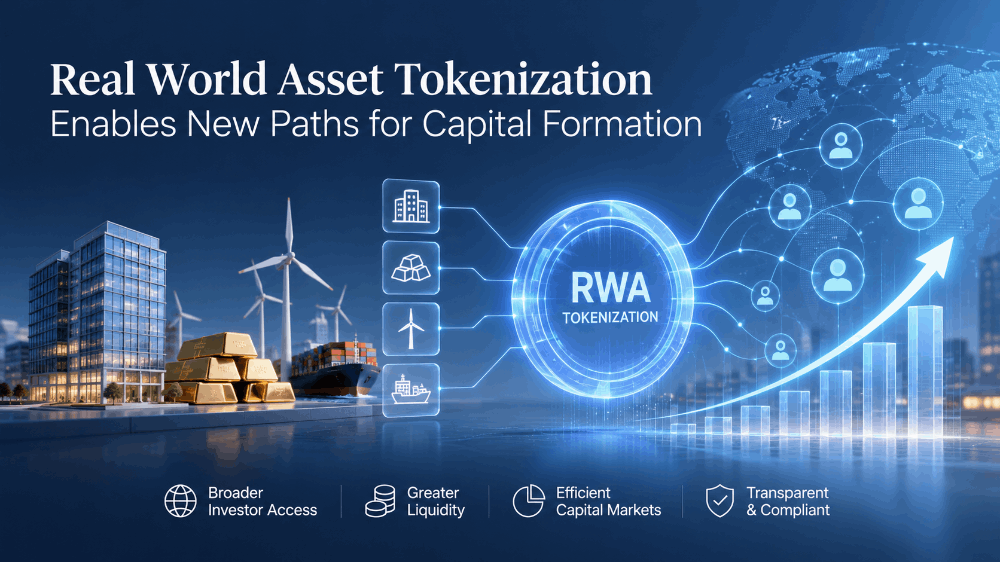 How Real World Asset Tokenization Enables New Paths for Capital Formation