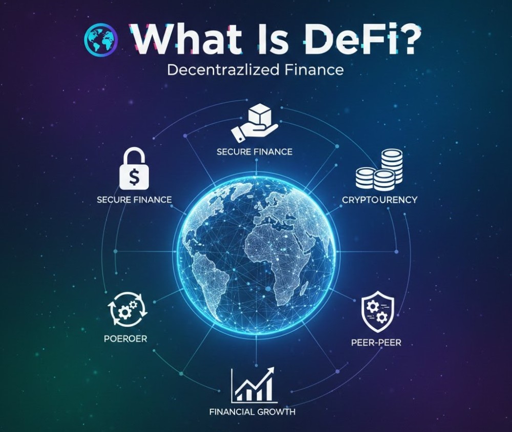 🌐 What Is DeFi (Decentralized Finance)?