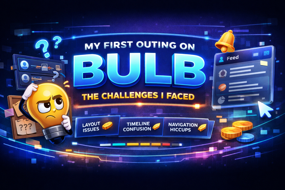 First Outing on Bulb — The Problems I Faced (And What I Learned)