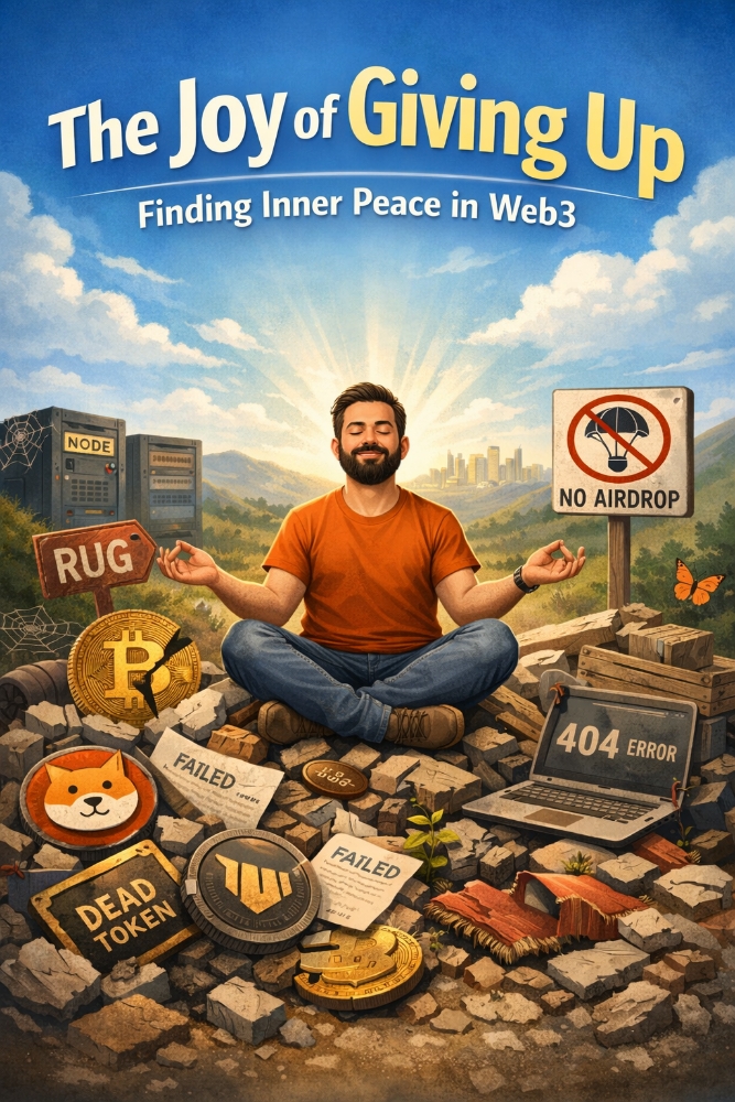 The Joy of Giving Up: A highly motivational guide to quitting Web3 with dignity