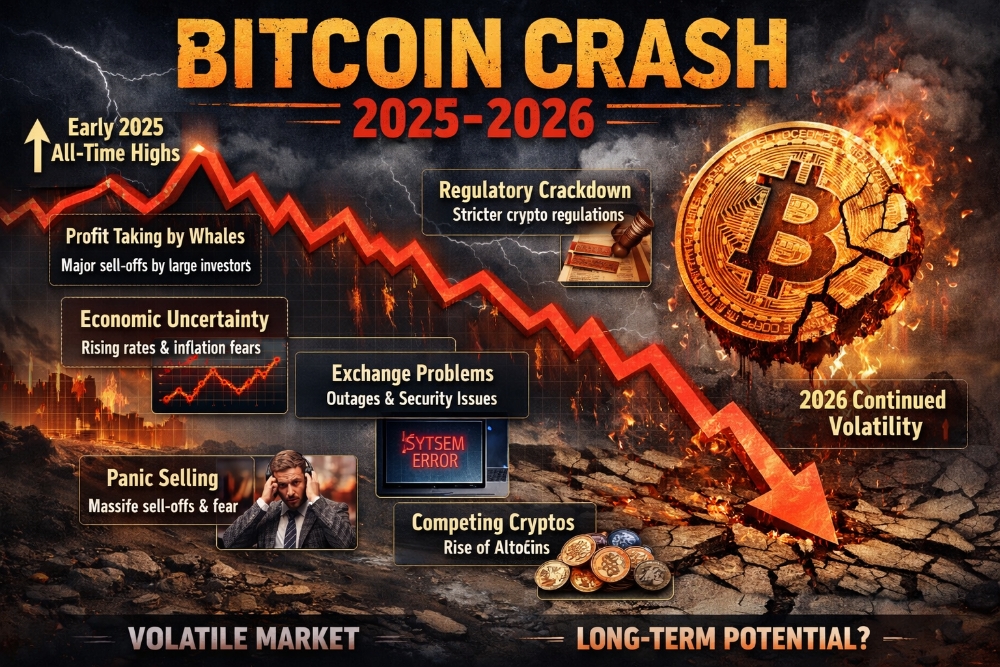 TRUTH ABOUT BITCOIN CRASH SINCE 2025 TILL DATE