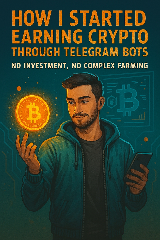 📲 How I Started Earning Crypto Through Telegram Bots — No Investment, No Complex Farming