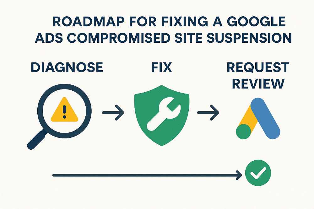 Recover Fast from a Google Ads Compromised Site Suspension