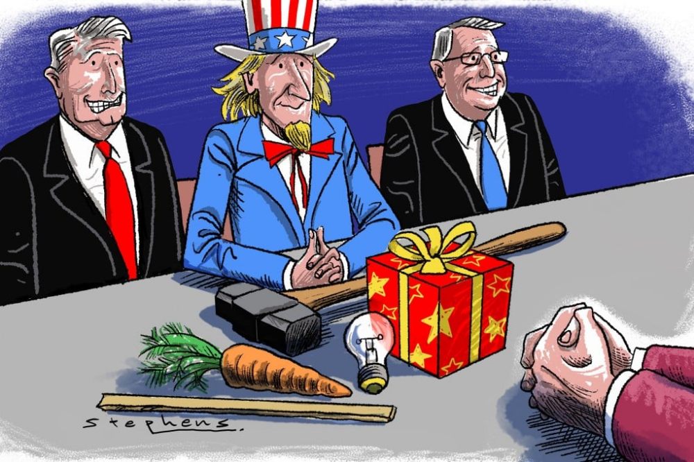 Bargaining is underway in middle East.