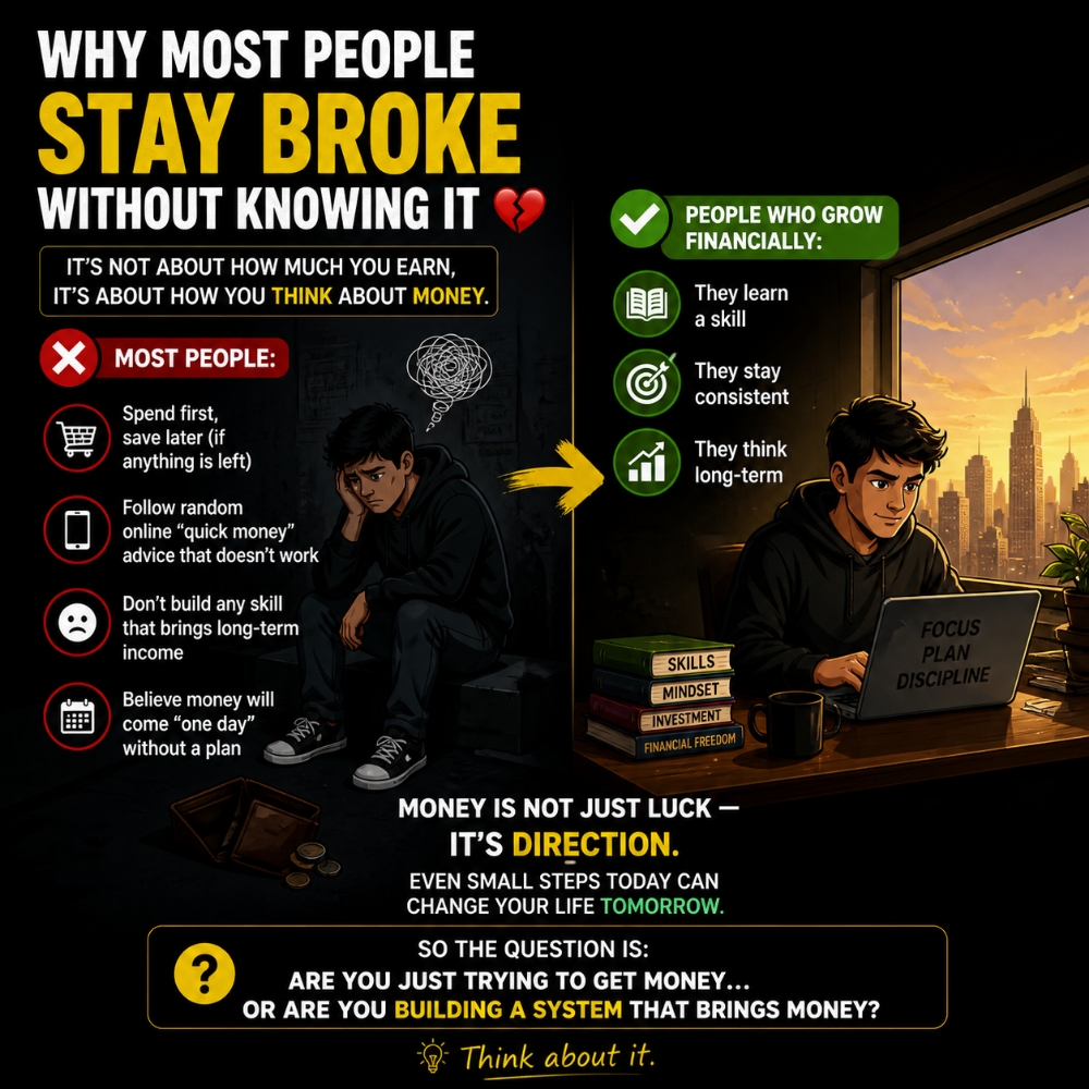 Why Most People Stay Broke Without Knowing It