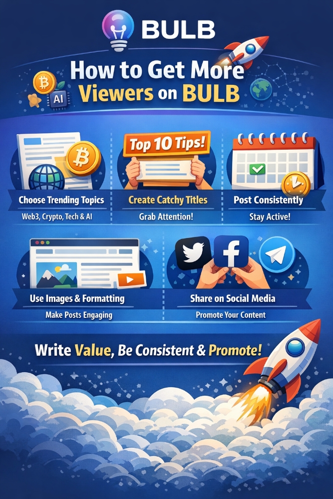 How to get more viewers  on bulb : simple strategy