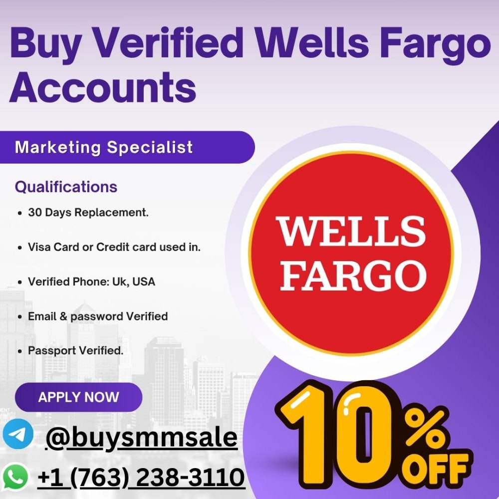 Buy Verified Wells Fargo Accounts for sale