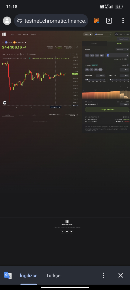 Chrome protokol arbitrum testnet 1000$
