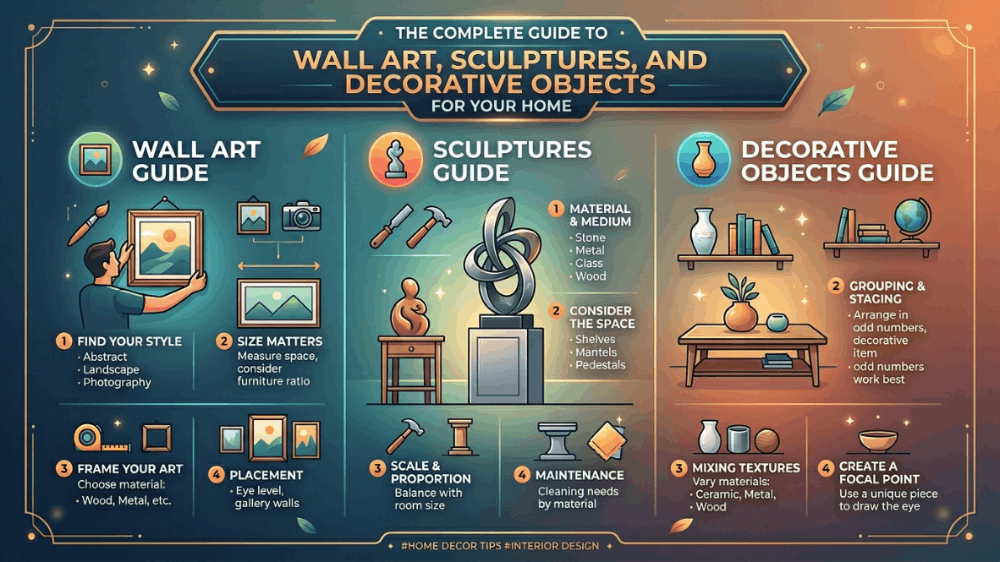The Complete Guide to Buying Wall Art, Sculptures, and Decorative Objects for Your Home
