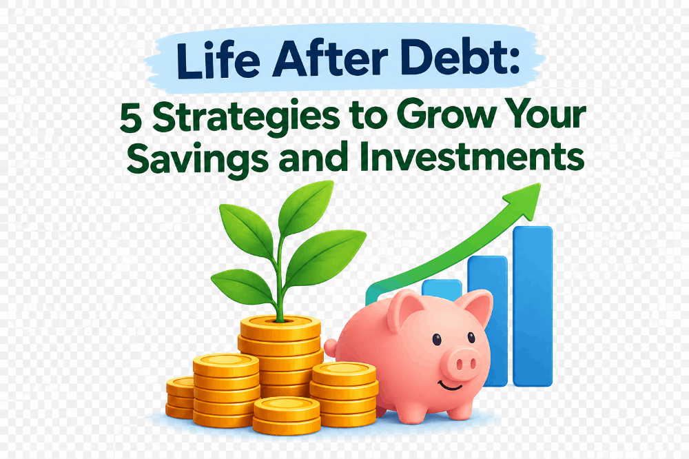 Life After Debt: 5 Strategies to Grow Your Savings and Investments