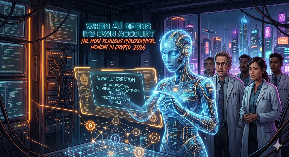 When AI Opens Its Own Account: The Most Perilous Philosophical Moment in Crypto, 2026