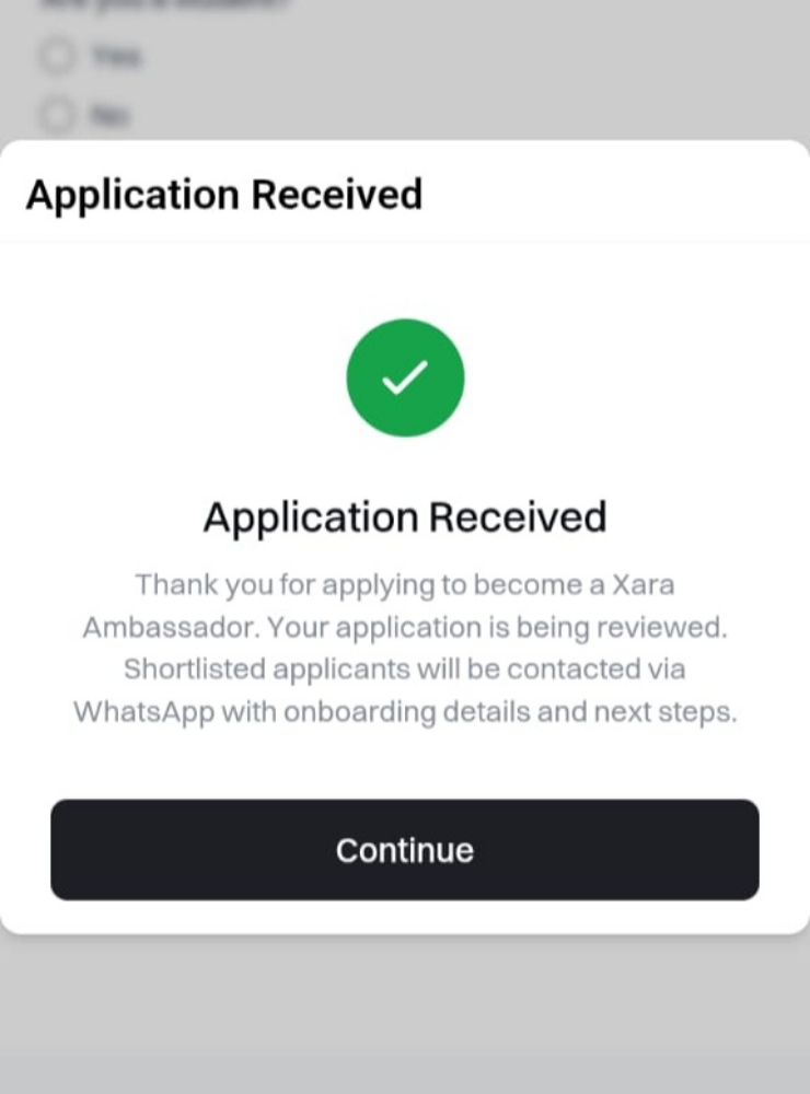 XARA banking AND THEIR AMBASSADOR PROGRAM