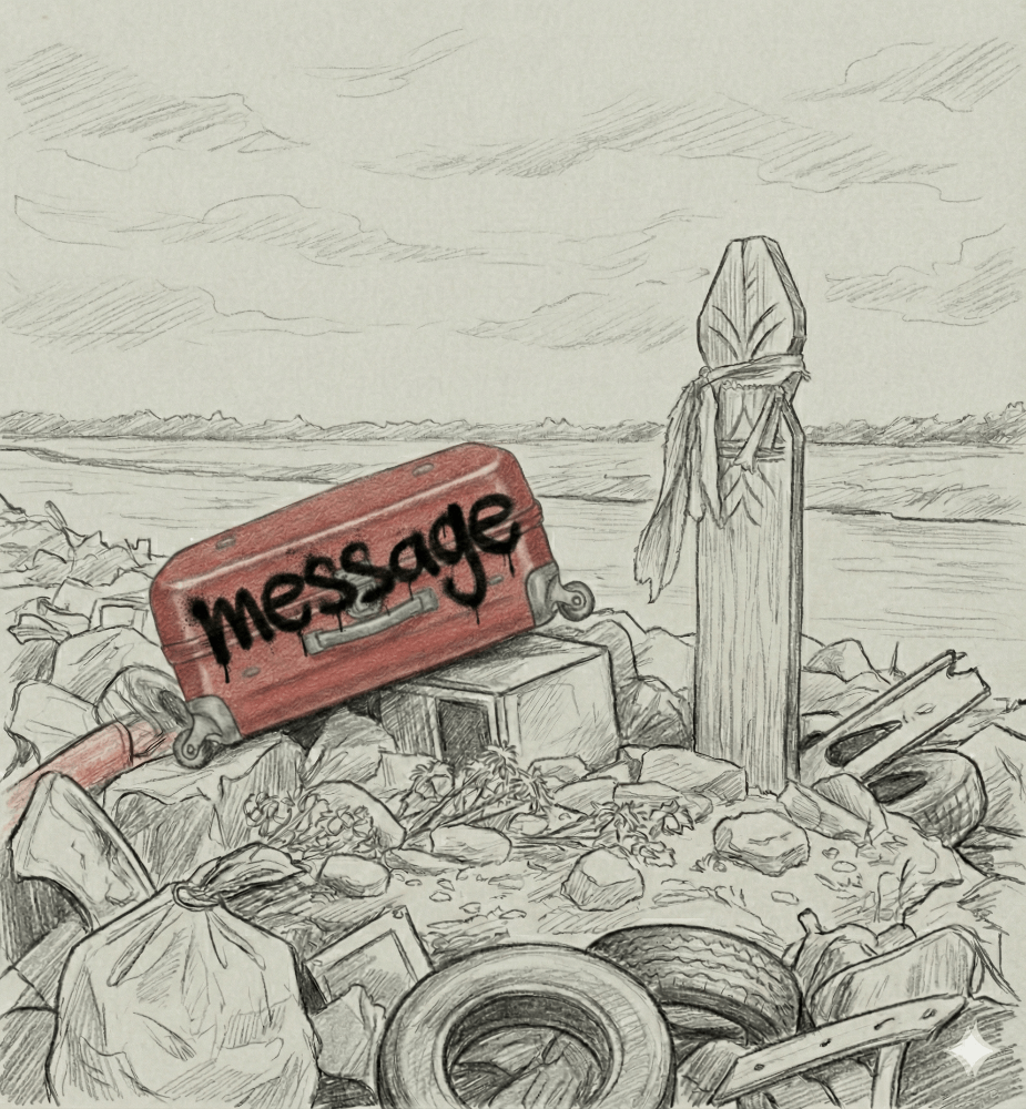 The red suitcase case