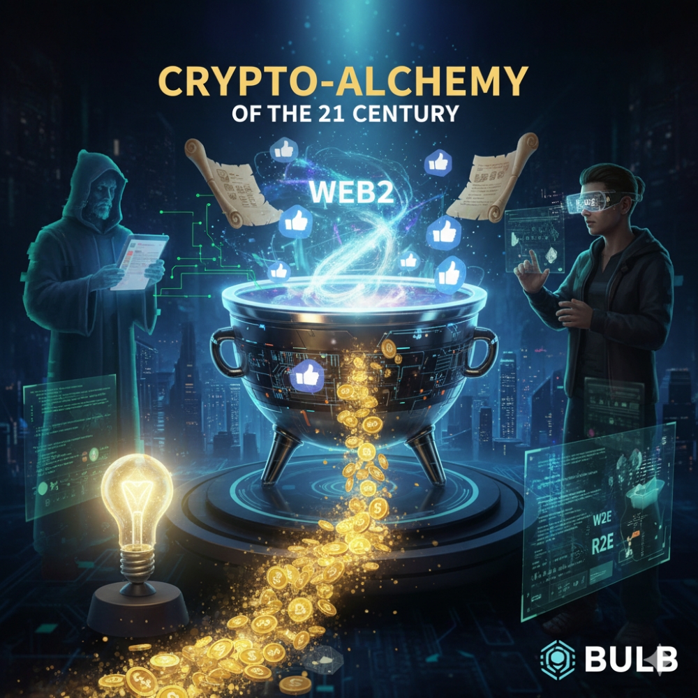 Crypto-Alchemy of the 21st Century: How Blockchain Turns Content into Gold (And Why BULB is Your New