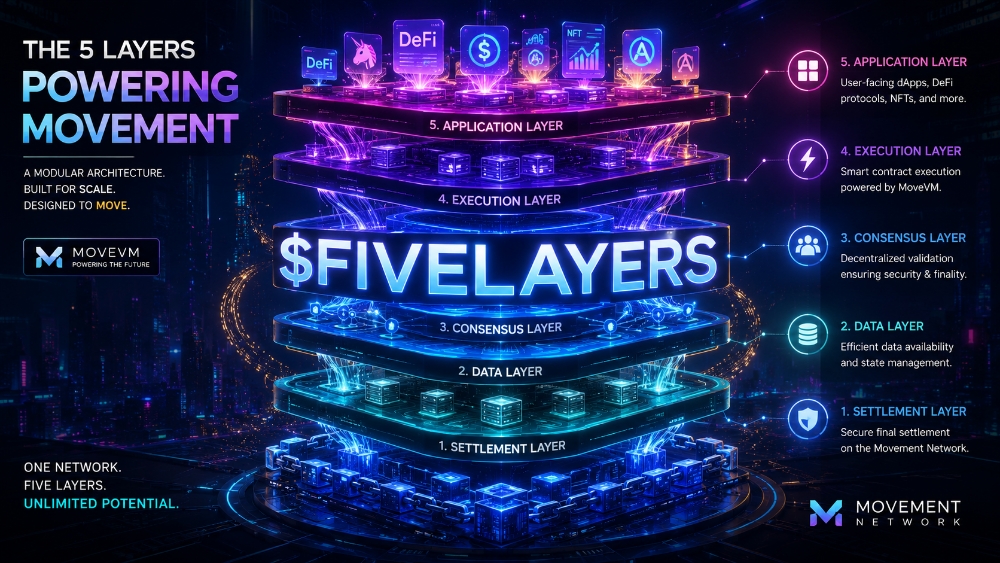 The 5 Layers Powering Movement: Why $FIVELAYERS is Celebrating This Revolutionary Infrastructure