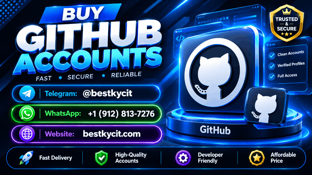 Top (3) Sites to Buy old Github Accounts: (Aged,) (PVA) & (Bulk) ..........................