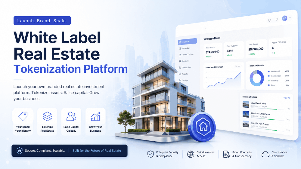 How Can a White Label Real Estate Tokenization Platform Help You Launch in Weeks?