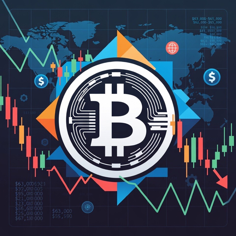 Bitcoin Dips Below $65K: Geopolitical Shock Meets Post-ATH Correction     (classic news-style, desc