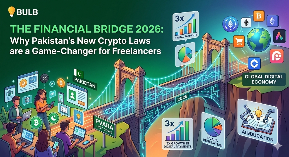 The "Financial Bridge" 2026: Why Pakistan’s New Crypto Laws are a Game-Changer for Freelancers