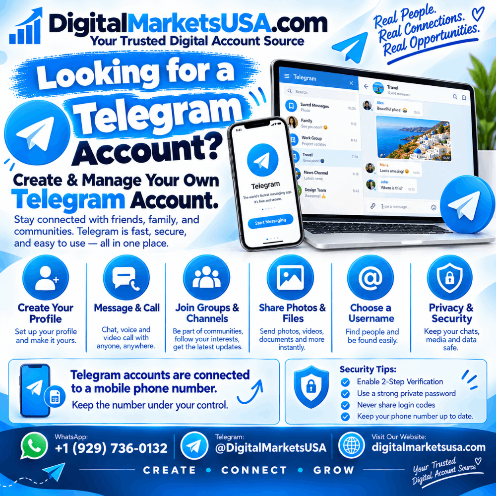 Top 10 Trusted Websites for Buying Telegram Accounts in the USA