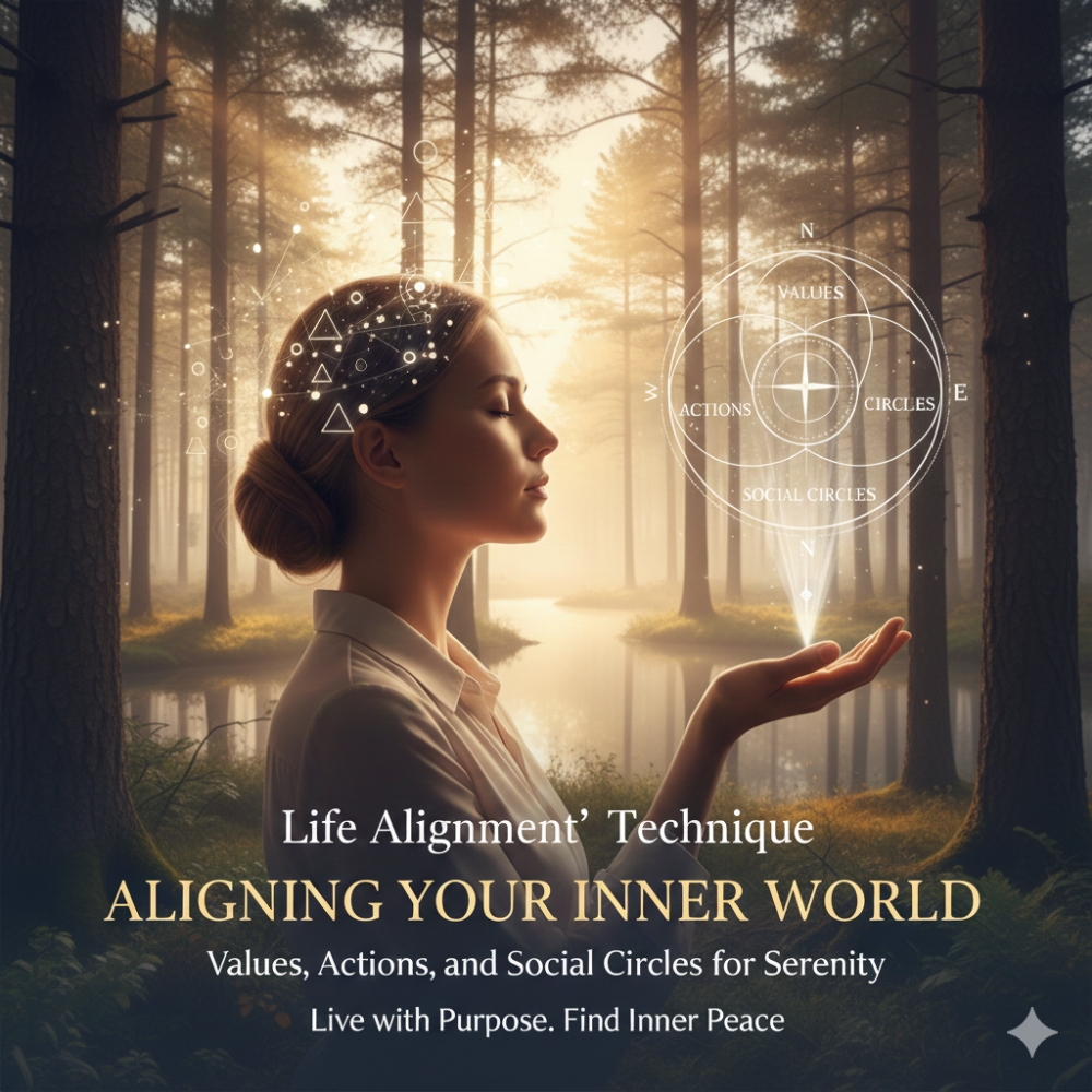 "Life Alignment" Technique: Aligning Values, Actions, and Social Circles for Serenity